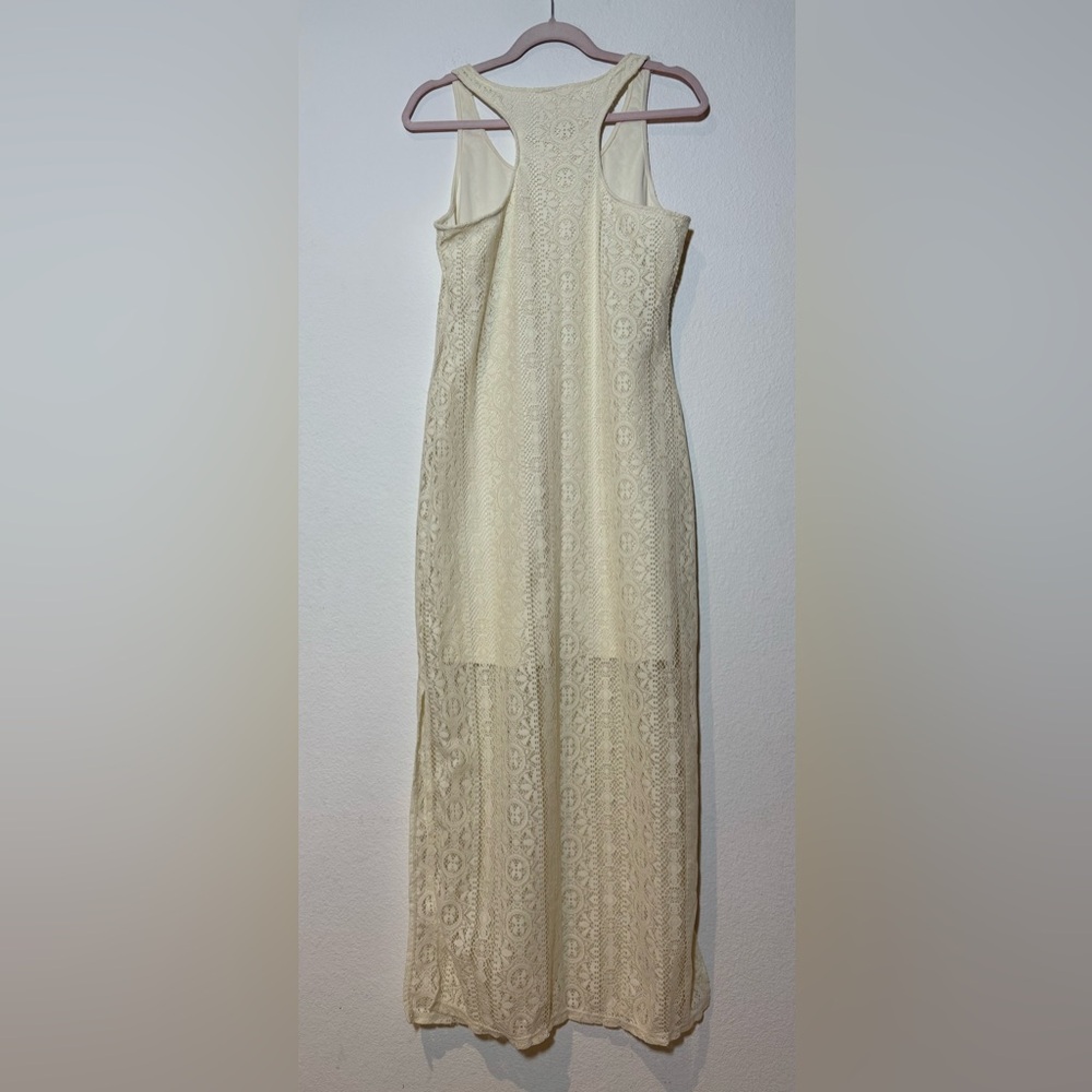 No Boundaries Cream Lace Maxi Dress - Picture 3 of 9
